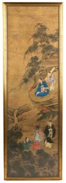 Six Chinese Painted Panels