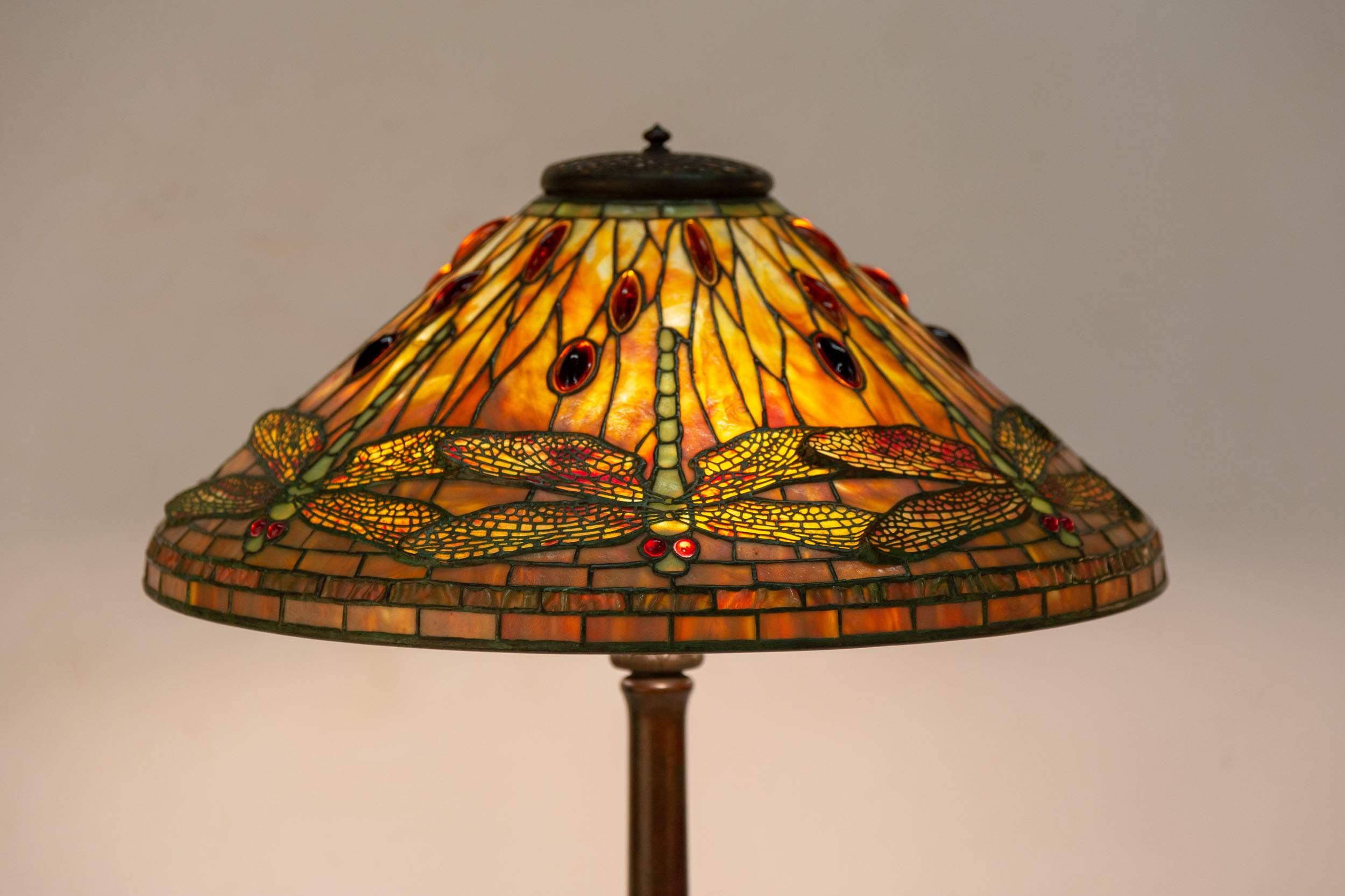 Dining Room Tiffany Like Dragonfly Hanging Lamp