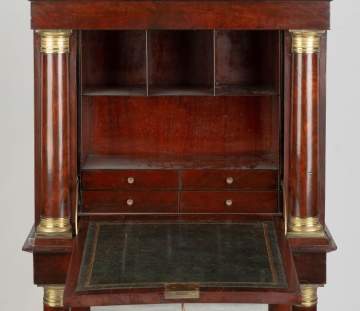 French Empire Diminutive Secretary a' Abattant