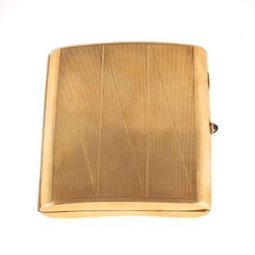 Art Deco 14kt Gold Cigarette Case