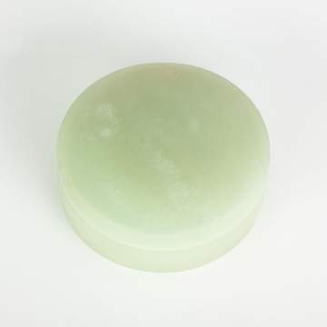 Chinese Light Celadon Jade Paste Box
