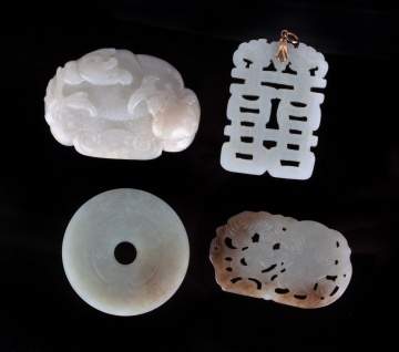 Group of Chinese Jade Pieces