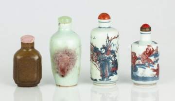 Group of Chinese Porcelain Snuff Bottles