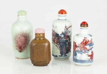 Group of Chinese Porcelain Snuff Bottles