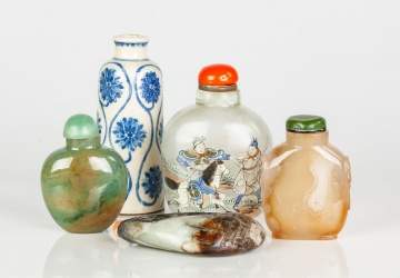 Five Chinese Snuff Bottles