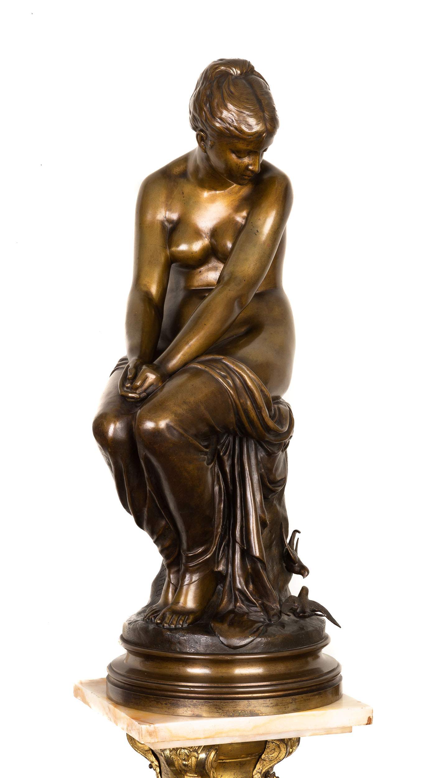 Auguste Joseph Peiffer, Bronze Sculpture Cottone Auctions