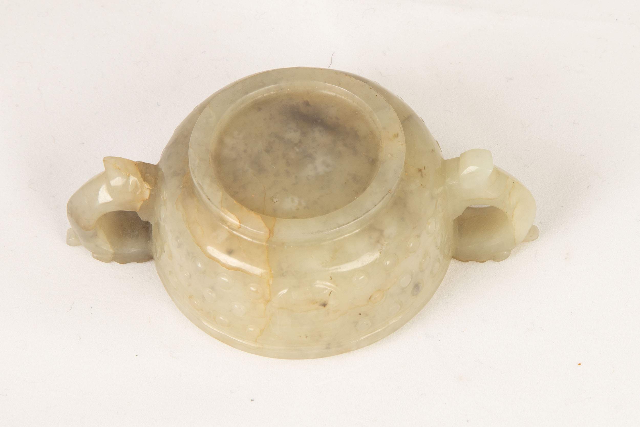 Chinese Carved Jade Handled Cup Cottone Auctions