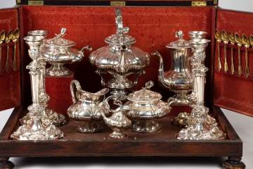 Rare Presentation Sterling Silver Service