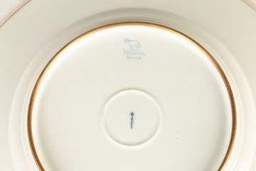 Fine Set of 12 KPM/Dresden Dinner Plates