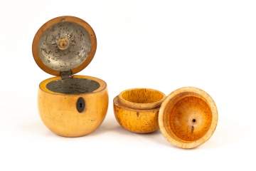 George III Tea Caddy & Pear Tea Caddy