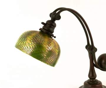 Tiffany Studios, NY Counter Balance Table Lamp