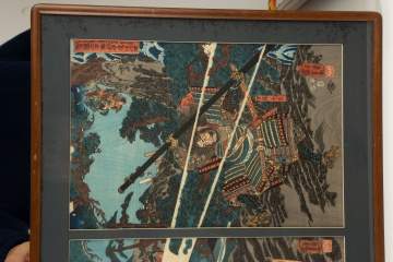 Utagawa Kuniyoshi, Triptych Print