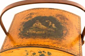 Fine Painted Sewing Caddy