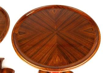 Pair of Art Deco Pedestal Side Table