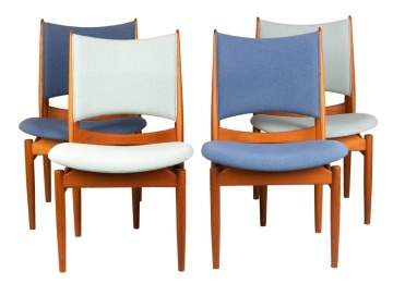 Four Finn Juhl, "Egyptian Chairs"