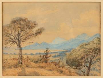 Louis C Tiffany (American, 1848–1933) Watercolor