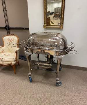 Silver Plated Meat Trolley