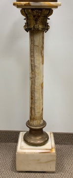 Pair of Onyx Pedestals