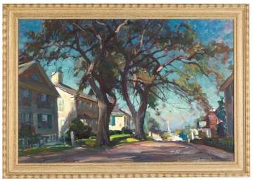 Emile A. Gruppe (American, 1896-1978) "Rockport Street"