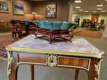 Pair of Spinach Jade Mughal Style Dishes