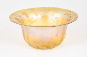 Tiffany Favrile Engraved Bowl