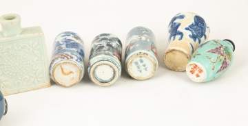 Various Chinese Hand Painted Snuff Bottles
