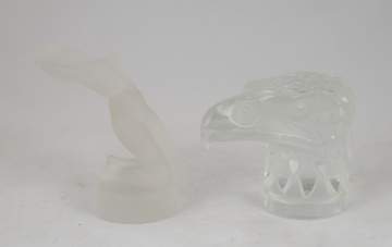 René Lalique (French, 1860-1945) Nude & Eagle