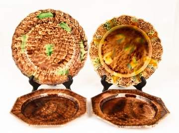 Four Early Weildon Plates