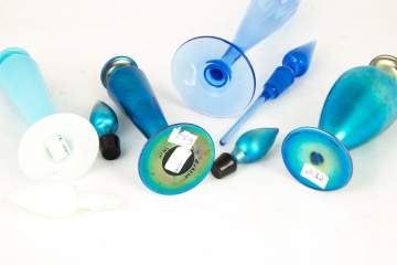 Four Steuben Colognes