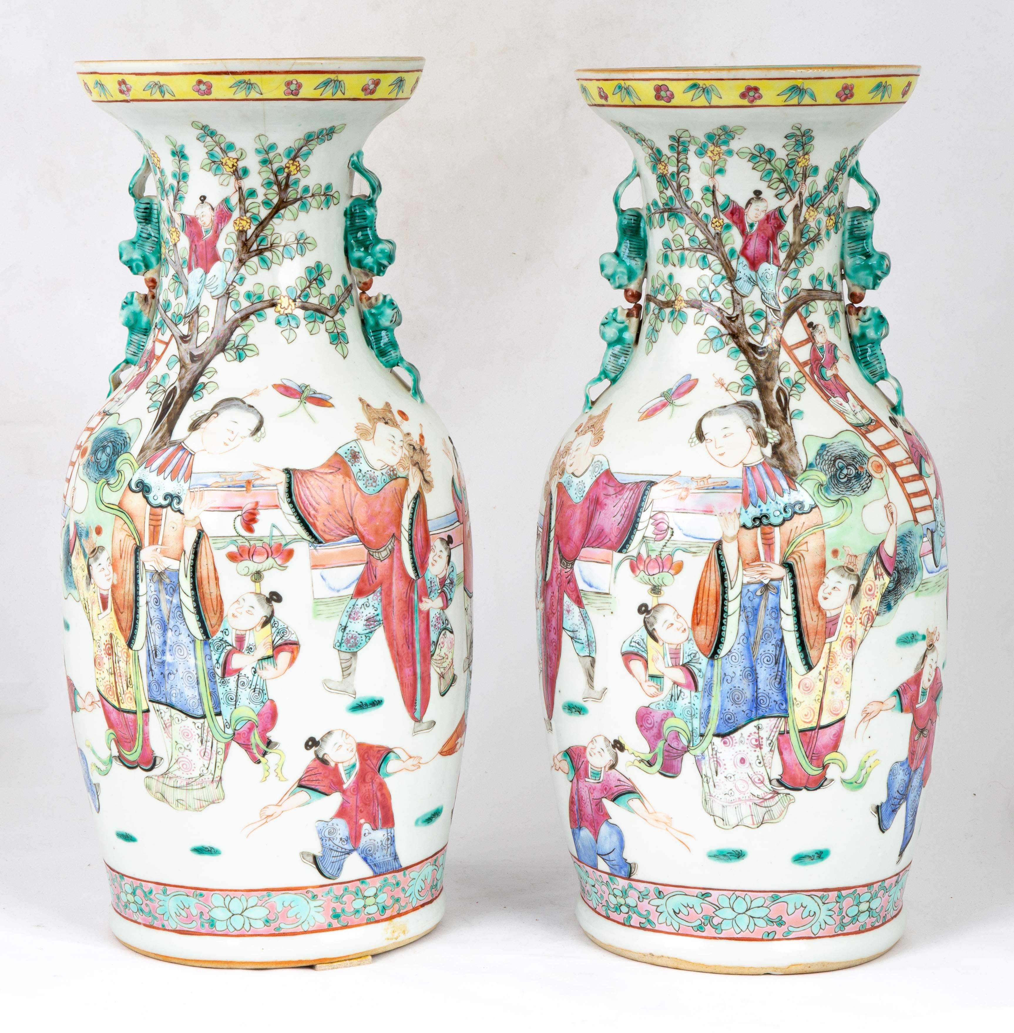 Pair of Chinese Porcelain Vases Cottone Auctions