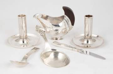 Group of Georg Jensen Sterling Pieces