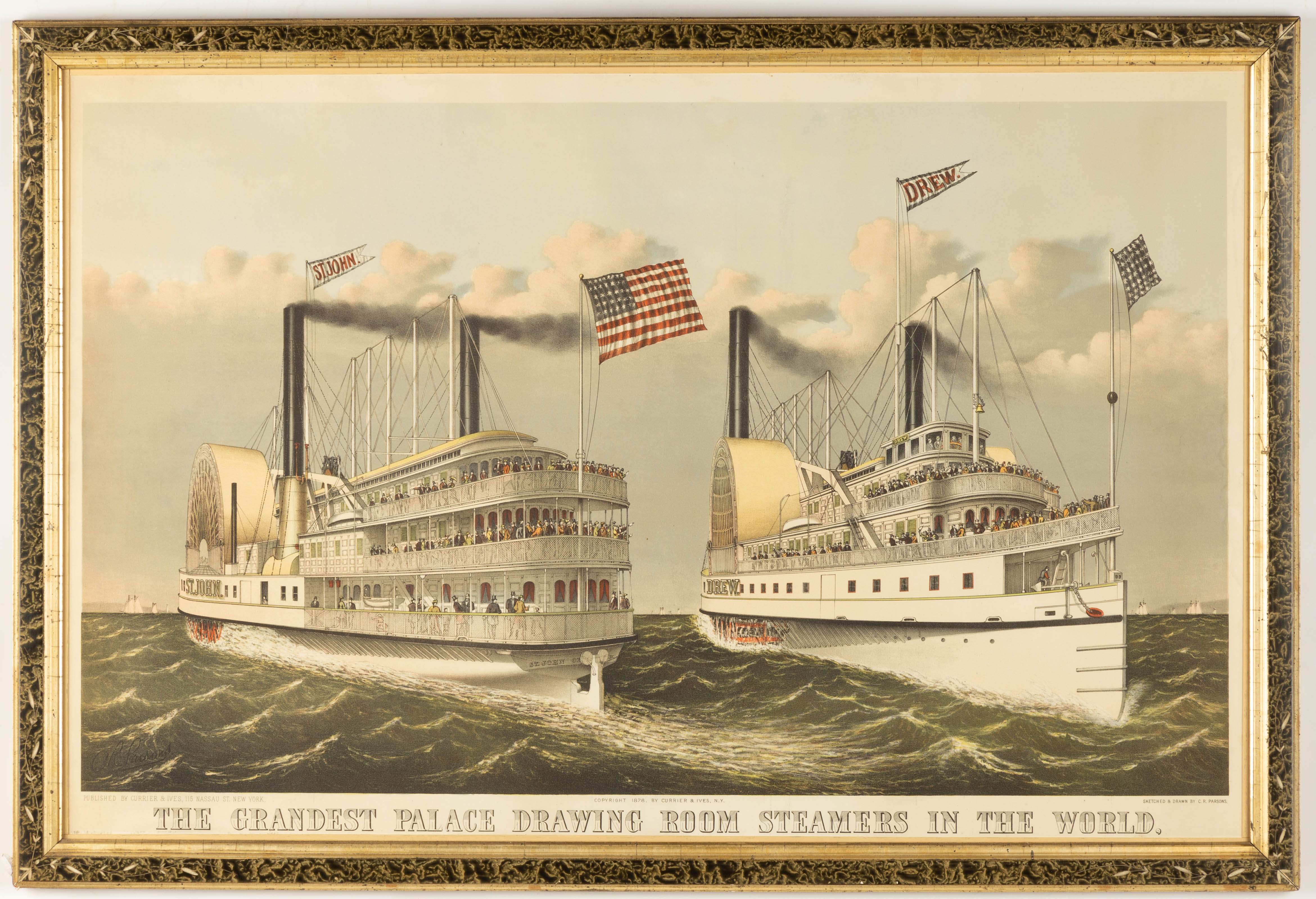 Currier and Ives Print Cottone Auctions