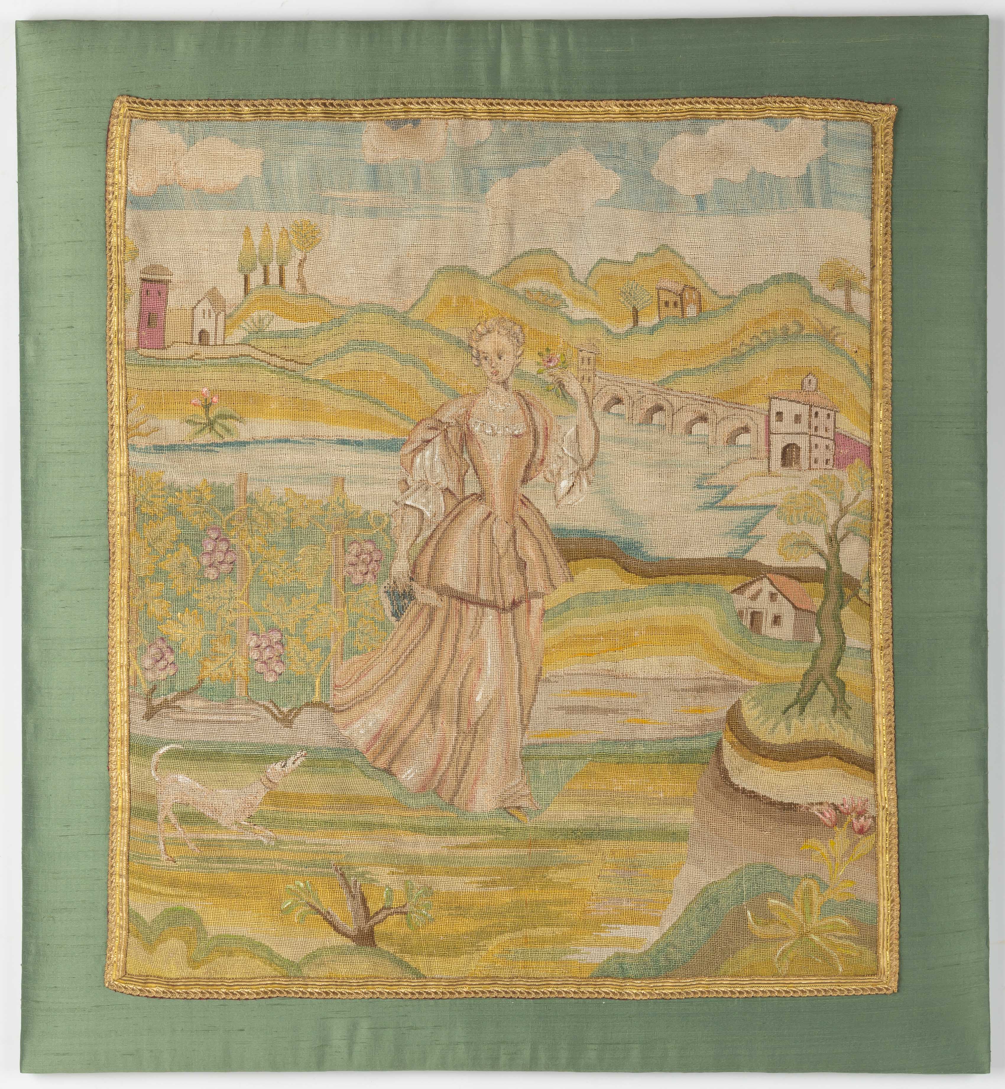 Panel of French Needlework Cottone Auctions