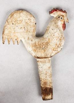 Long Stem Hummer Rooster Windmill Weight