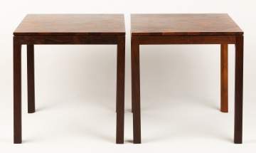 Pair Danish Side Tables