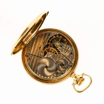 Lambert Brothers Gold Pocket Watch