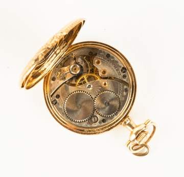 Waltham Ladies Gold Pendant Watch