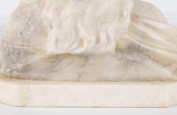 Alabaster Sculpture of Young Lady
