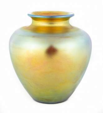 Steuben Gold Aurene Vase