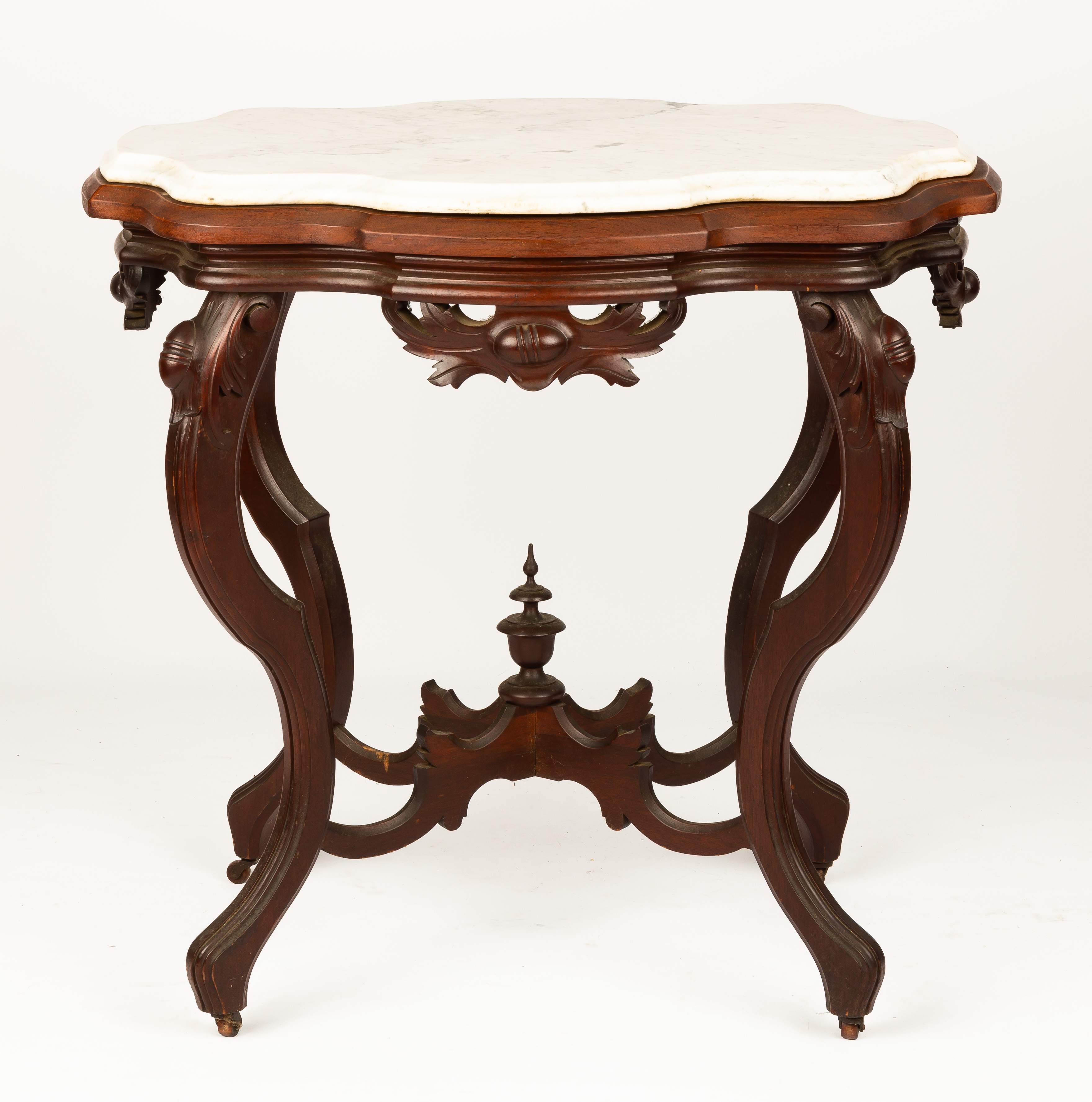Victorian MarbleTop Table Cottone Auctions