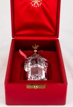 Steuben "Cupola with Gold Rooster"