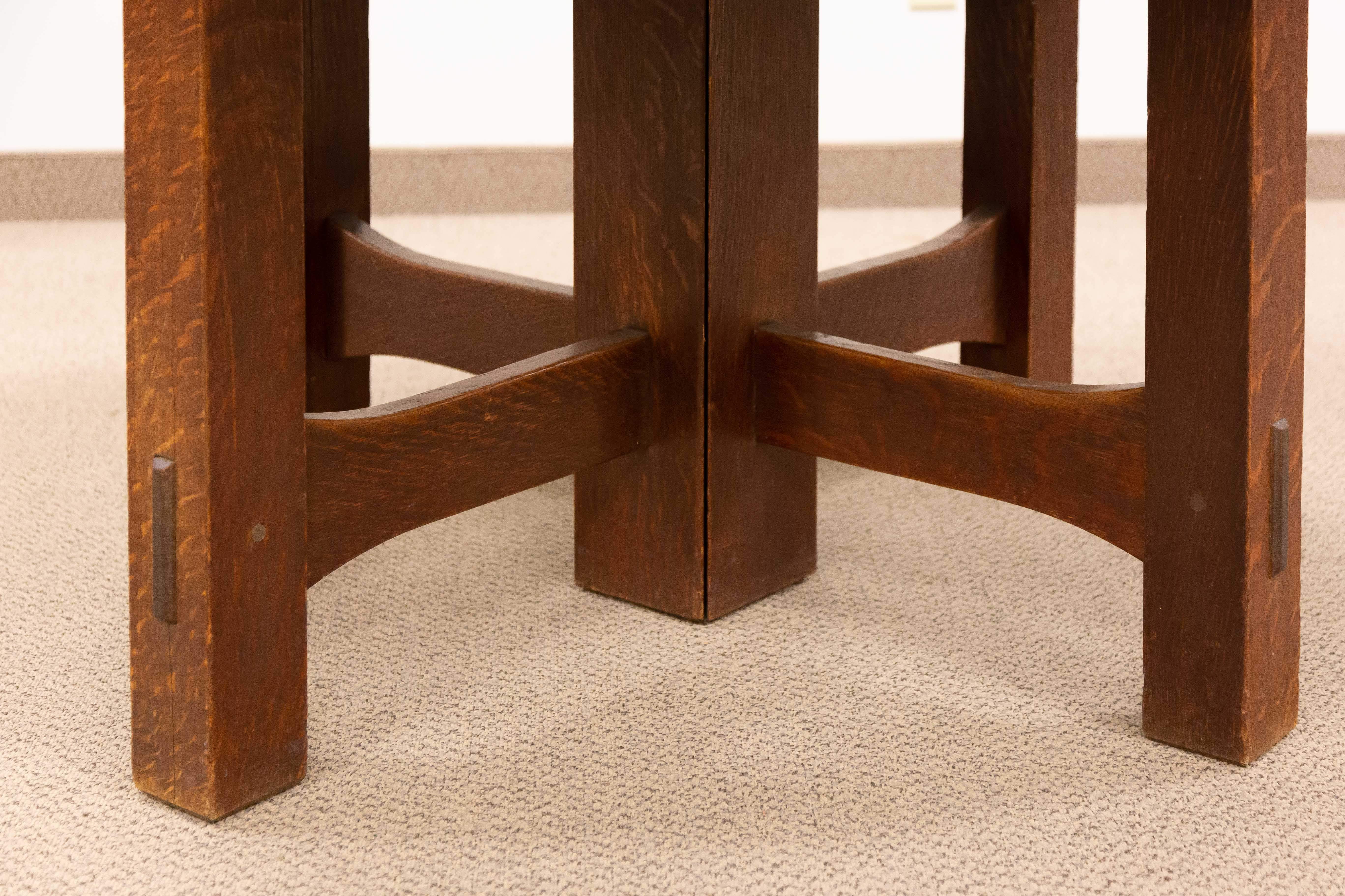 Early Gustav Stickley Dining Table Cottone Auctions