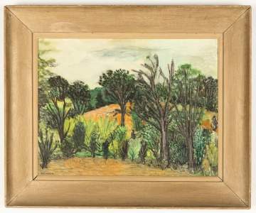 Harold Baumbach (American, 1903-2002) "Hillside Peekskill"