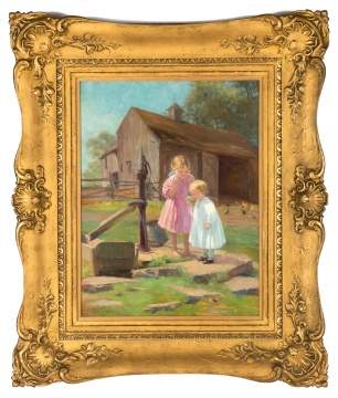 Carl Hirschberg (American, 1854-1923) "A Thirsty Day"