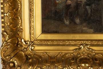 Charles P. Gruppe (American, 1860-1940) Interior Scene