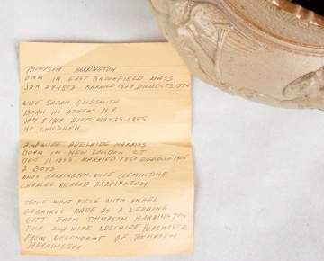 T. Harrington Stoneware Centerpiece