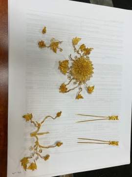 Asian Gold Hairpiece