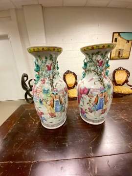 Pair of Chinese Porcelain Vases