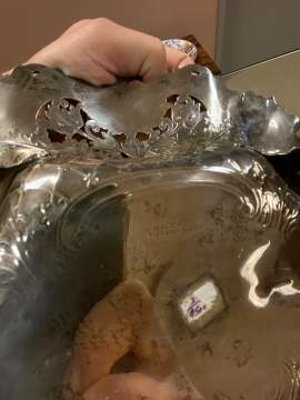 Sterling Silver Basket Made for Tiffany & Co.