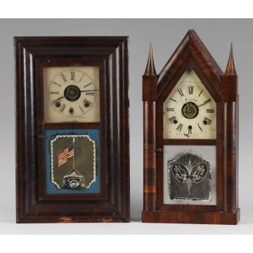 L - Rare William S. Johnson Mini Ogee. R - Chauncey Boardman Steeple